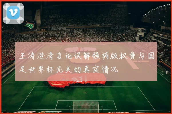 王涛澄清言论误解强调版权费与国足世界杯无关的真实情况